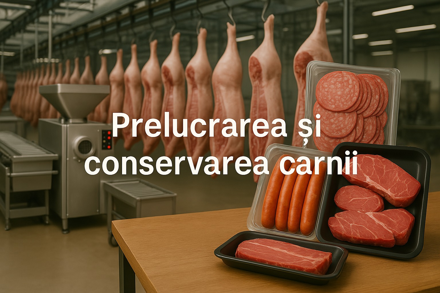 Prelucrarea si conservarea cărnii