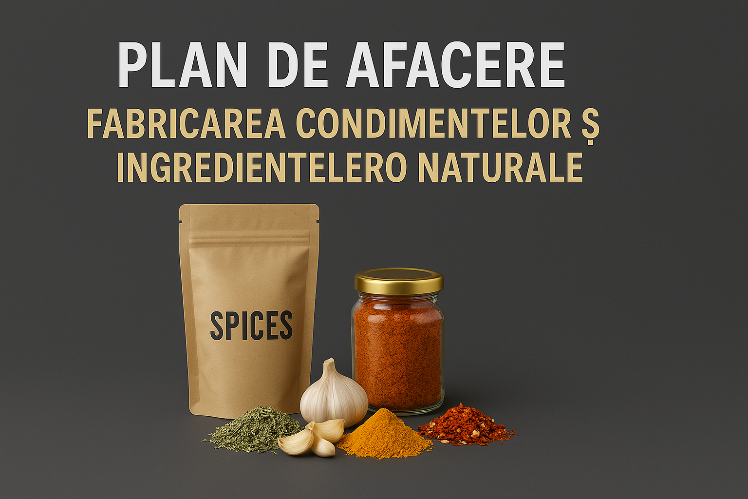 Fabricarea Condimentelor și Ingredientelor Naturale