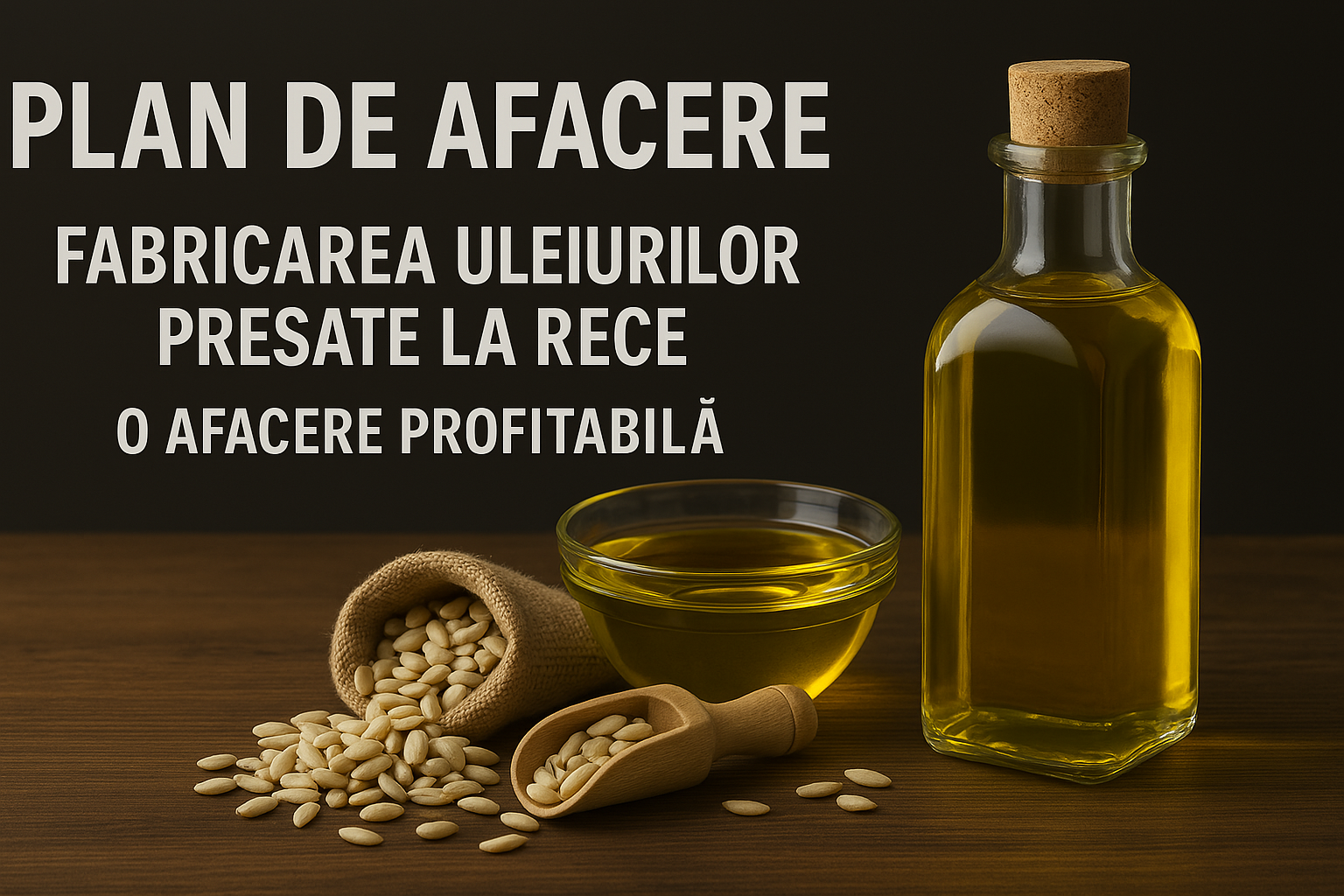 Fabricarea Uleiurilor Presate la Rece - O Afacere Profitabilă
