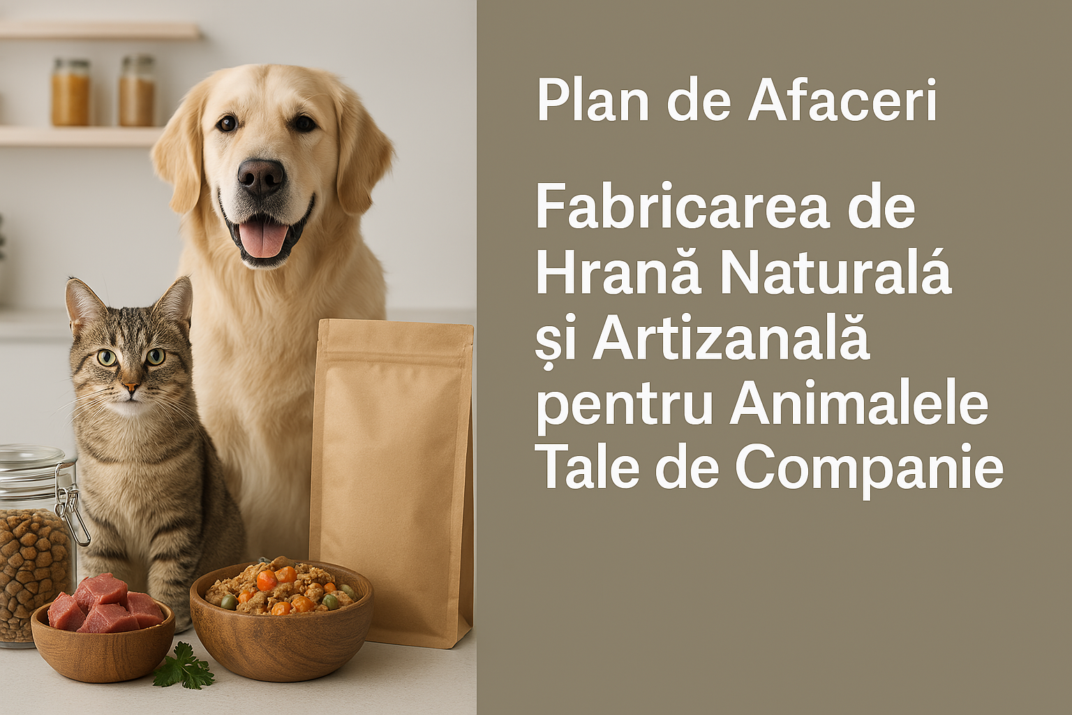 Hrană Naturală și Artizanală pentru Animalele Tale de Companie